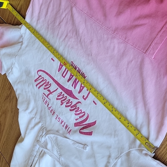 PREMIUM hoodie pullover size L/G tie dye pink white - Picture 13 of 16